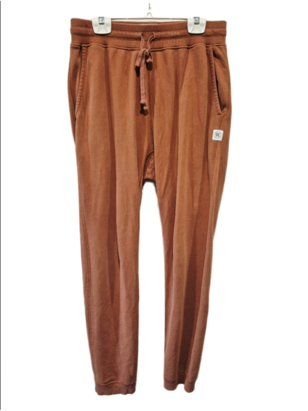 Reigning Champ Men's Midweight Terry Sweatpants Rust Orange Terracotta Joggers